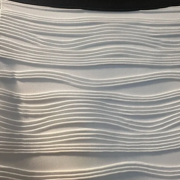 Calvin Klein Black and White Colorblock Midi Dress - Picture 6 of 6